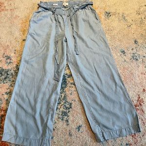 LOFT Soft Chambray Pants - Small